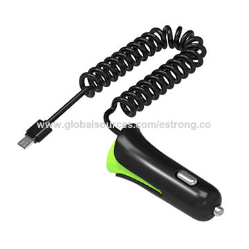China 1 Usb Car Charger With Spring Line On Global Sources China 1 Usb Car Charger With Spring Line