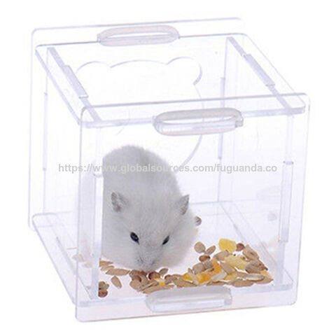 plexiglass hamster cage