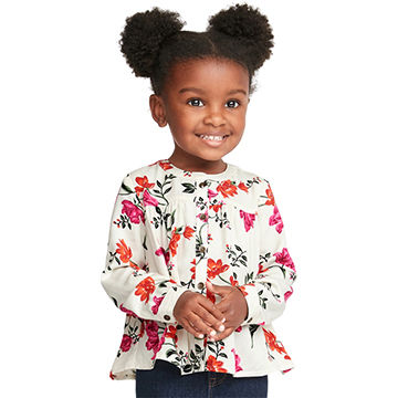 Toddler girls all over floral print 