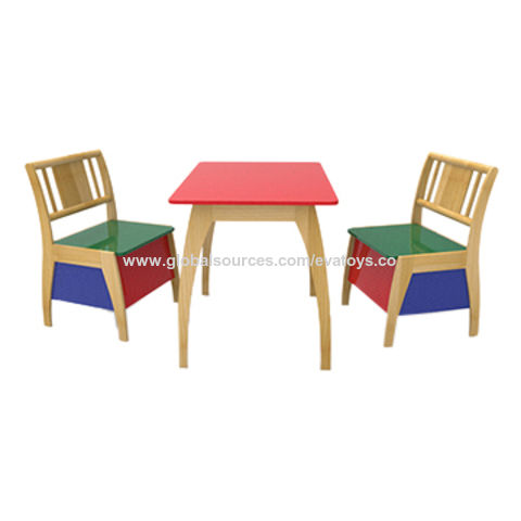 study table with 2 chairs