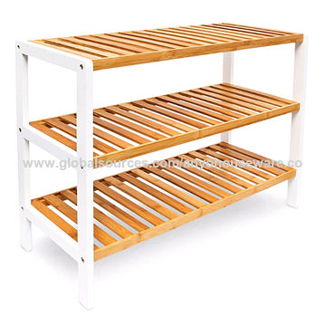 bamboo shoe rack