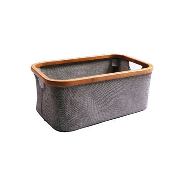 Featured image of post Bamboo Laundry Basket Grey - Shop for laundry baskets at bed bath &amp; beyond.