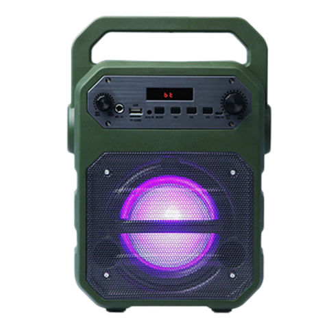 big speaker with microphone