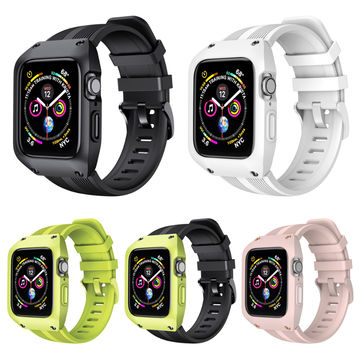 China For Iwatch Series 6 Se 5 4 3 Watchstrap Cover Silicone Case For Apple Watch 44 40mm Cover Band Strap On Global Sources Apple Watch Charm Bracelet Band Silicone Band For Apple Watch Christmas Apple Watch Bands