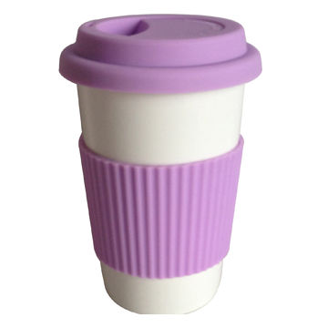 Ceramic Porcelain Travel Mug With Silicone Sleeve And Lid Global Sources