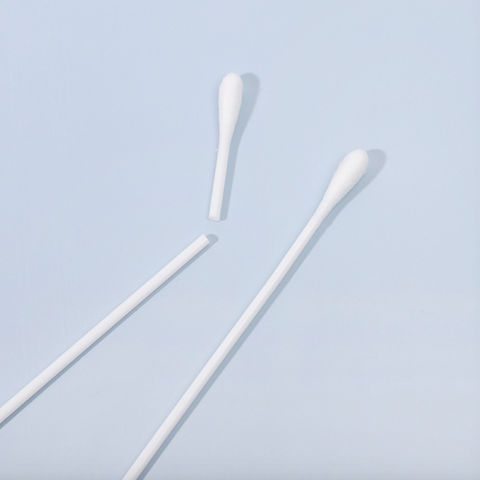 China Sterile Polyester Swab Plastic Stick Dacron Tip Swab Mm Breakable Sampling Swab On