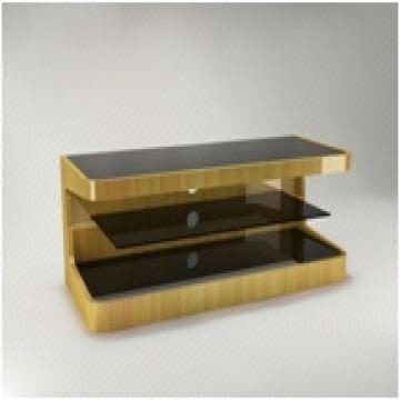 Av Furniture Plasma Lcd Tv Stand Made Of Mdf With Pvc Layer Gold