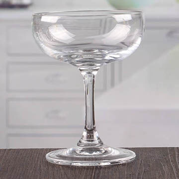 short stem champagne saucers