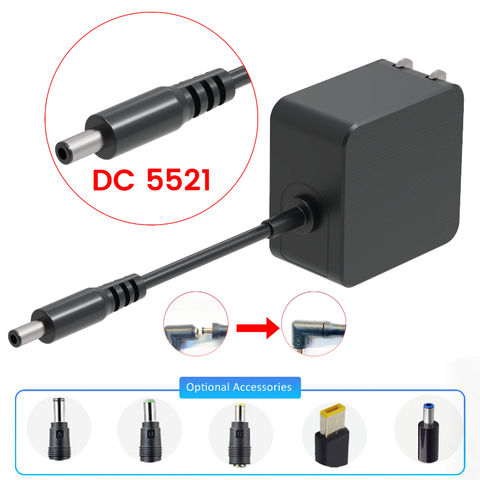 China Minimum Compact Size 65W High Power built-in 5521 DC cable ...