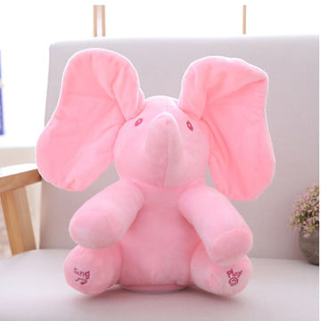 singing elephant plush toy