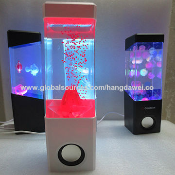 vibe sound aqua mini aquarium led speaker