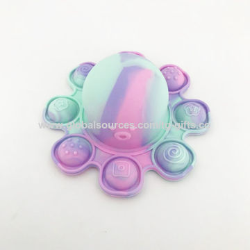 China 12CM Big Size Octopus fidget toy,double-sided flip,with sensory ...