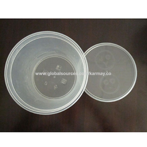 circular plastic tub