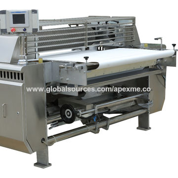 The Dough Sheet Is Embossed Perforated And Cut Into Preformed Biscuits Through The Mould Roller S Global Sources