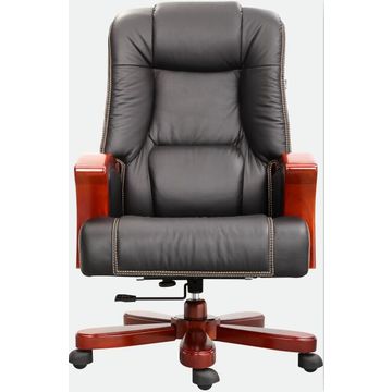 China High Back Ceo Wooden Executive Chairs From Liuzhou Wholer China High Back Ceo Wooden Executive Chairs Wood Frame Leather Comfortable Seat