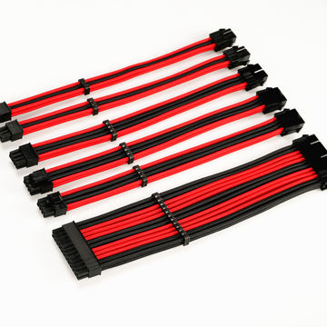 China Power Supply Cable Extension Psu Extension 24pin 2 6pin Braided Sleeved 30cm Computer Power Cord Set On Global Sources Braided Sleeved Extension Power Cable Supply Extension Cable Psu 18awg