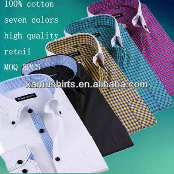 slim fit office shirts