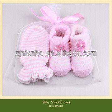 baby gloves and socks