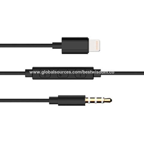Buy Bavin Aux 3 5mm Audio Jack Cable 1 Meter Cable For Iphone 7 8 Plus Xs Xr Max 2020 Online Zalora Philippines