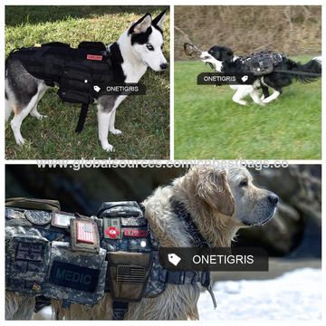 China Training Dog Saddle Bag From Quanzhou Manufacturer China Training Dog Saddle Bag Molle Harness Vest With Simple Medium Detachable Utility Pouch Accessory