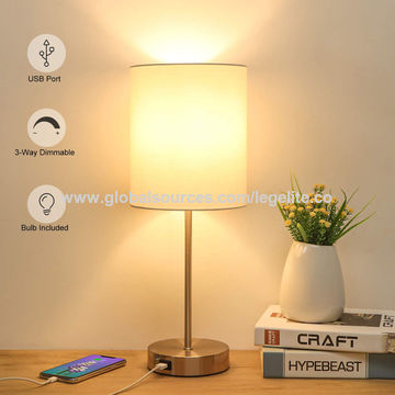 3 Way Dimmable Touch Lamp Modern, Nightstand Touch Lamp
