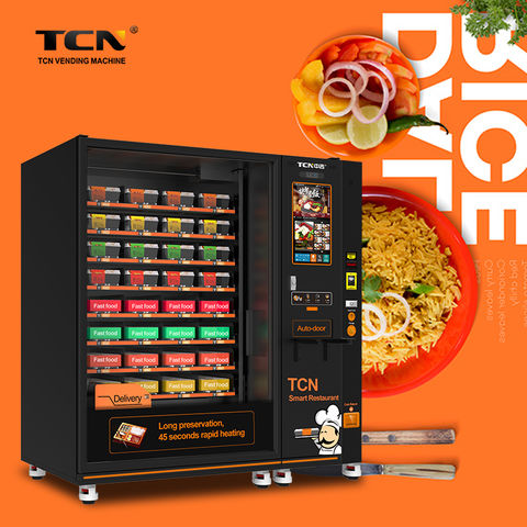 China Tcn D720v Fd 32sp Vending Machine For Hot Food On Global Sources Vending Machine Hoot Food Vending Machine Salad Vending Machine