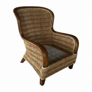 Occasional Chair Lampakanay Weaving Rattan Narra Plywood