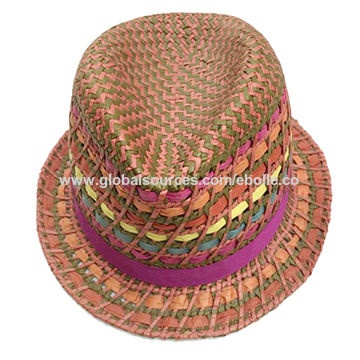 colorful fedora hats