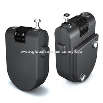 retractable luggage lock