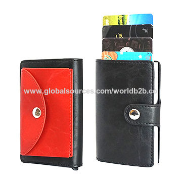 credit card wallet with coin purse