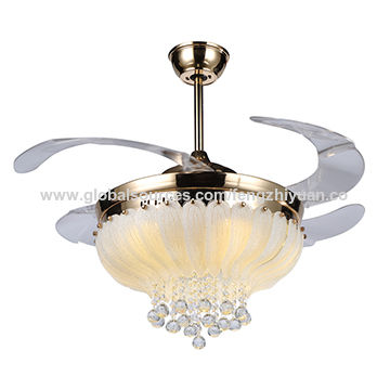 China 42 Gold Led Pendant Light With, Pendant Ceiling Fan