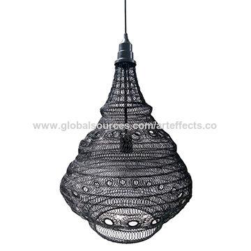 India Vintage Hanging Pendant Wired Lamp Shade W Black Powder India Vintage Hanging Pendant Wired Lamp Shade W Black Powder Coated Finish For Home Decor