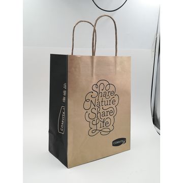 printed kraft bags