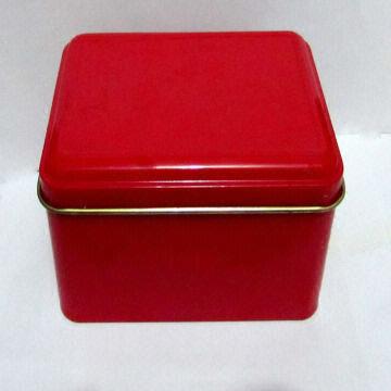 red tin box