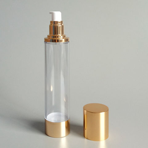 Download China 4oz Gold Cosmetic Airless Pump Bottle On Global Sources Skin Care Cream Airless Bottle