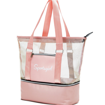 mesh tote beach bag