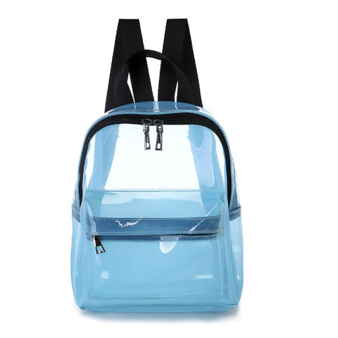 Travel Clear Gym Drawstring Bags for Stadium Waterproof Transparent Backpack