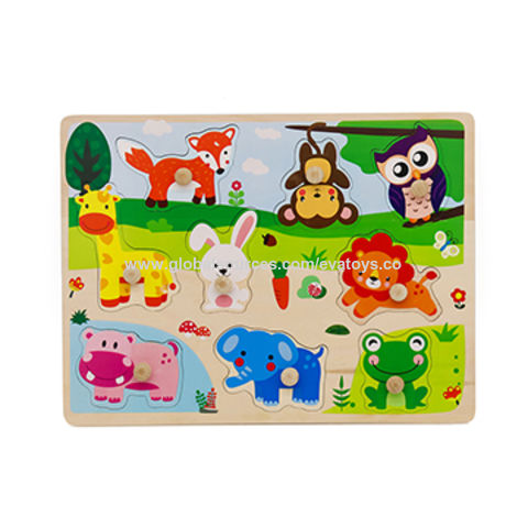 wooden animal jigsaw puzzles