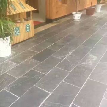 China Natural Black Slate Stone Floor Tiles Global Sources