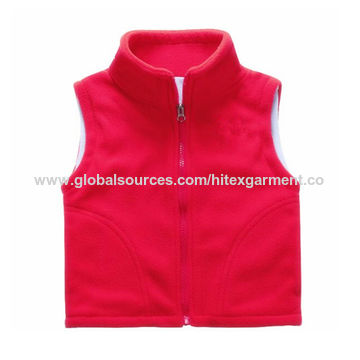 girls fleece vest