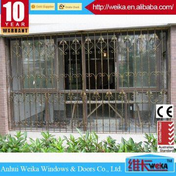 Hot Sell Delicate Multicolor Decorative Wrought Iron Window Guard