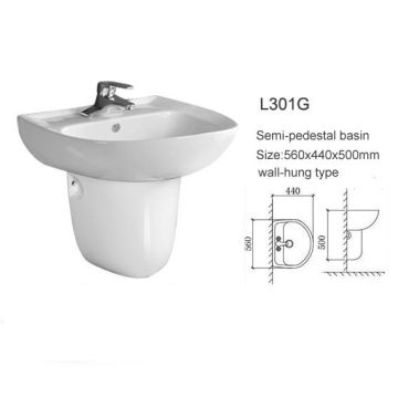 China Pedestal Basin Suppliers Wall Hung Basins