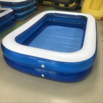 2 ring inflatable pool