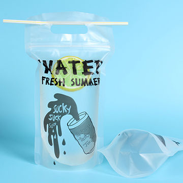 ziplock bag drink