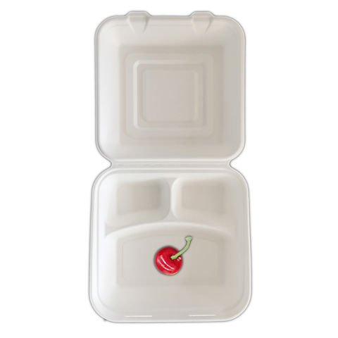 China Eco Friendly Sugar cane Bagasse Lunch Box Disposable Food ...