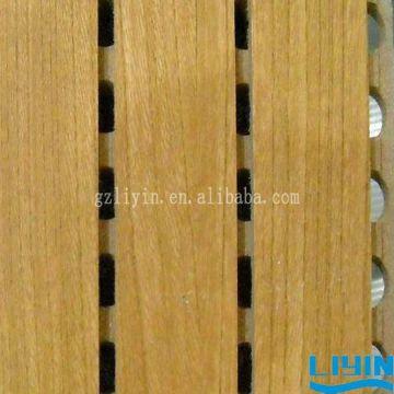 Wooden Grooved Acoustic Panel Ceiling Tiles Standard Size Global