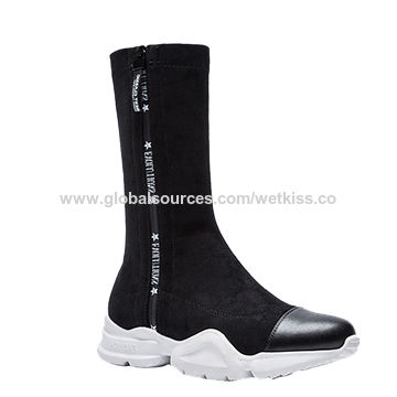 black casual boots ladies