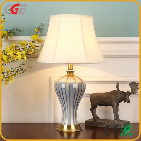 China Table Lamp Antique Decor, Antique Asian Table Lamps For Living Room