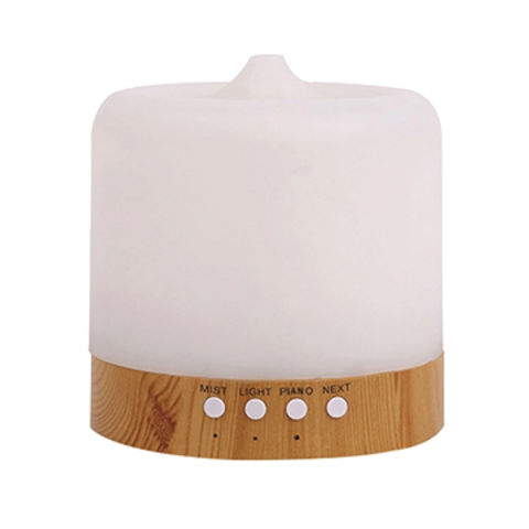 ChinaWhite Resin Aroma Sound Diffuser with colorful light on Global Sources