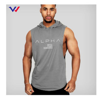 gym hoodies sleeveless